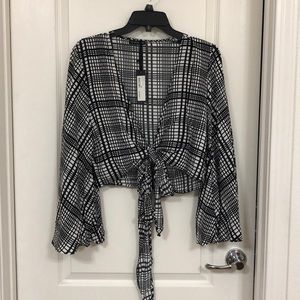 wrap top from cotton on